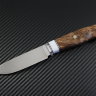 Нож Скаут Малый,порошковая сталь М390, рукоять стабилизированная карельская береза + кориан, мозаичный пин