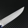 Нож Фин порошковая сталь Elmax рукоять стабилизированная карельская береза