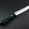 Нож Фин 2 порошковая сталь Elmax рукоять стабилизированная карельская береза