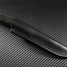 Нож Скаут сталь S390 рукоять стабилизированный граб/зуб мамонта/мозаичные пины/больстер бронза