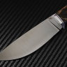 Berkut2 knife powder steel S390 handle stabilized Karelian birch/mosaic pins