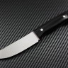 Нож Универсал 1 цельнометаллический сталь D2 рукоять черная  G10
