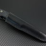 Scout knife powder steel S390 mikart handle with a spacer of composite kirinit