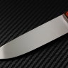 Universal knife 2 all-metal steel D2 handle black and orange G10