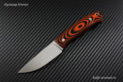 Hunting knife all-metal powder steel S90V handle G10