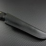 Elmax powder steel Taiga knife, mikarta handle/korian stone/mosaic pin