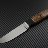 Нож Скаут немецкая сталь D2 рукоять стабилизированная карельская береза/черное дерево