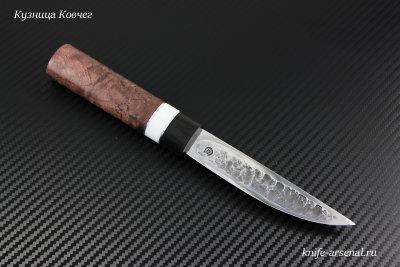  Yakut knife Narakan steel D2 handle stabilized Karelian birch/composite