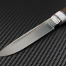 Knife Fink German steel D2 handle Polysander with composite spacer (imitation bone)