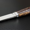 Нож Скаут большой сталь М390 рукоять стабилизированная карельская береза