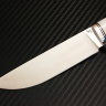 Scout knife large steel M390 handle stabilized Karelian birch/korian
