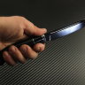 Finca knife with dol steel N690 handle stabilized hornbeam/kirinite