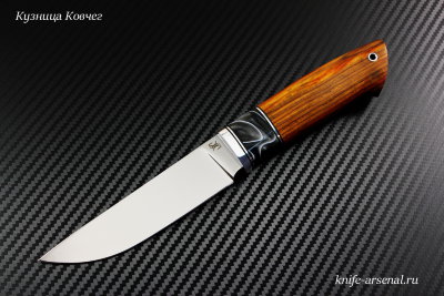Scout Knife Large steel X12MF Cocobolo handle+Kirinite