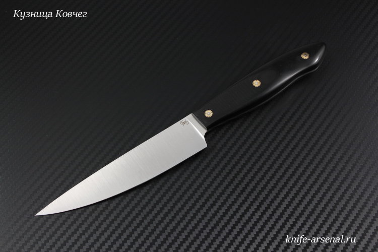 Кухонный нож Универсальный 2 сталь Elmax, рукоять G10