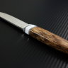 Нож Скаут Малый, сталь Elmax, рукоять стабилизированная карельская береза + кориан, ювелирный пин