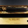 Scout Small knife, Elmax steel, handle stabilized Karelian birch + corian, jewelry pin