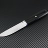 Knife Scandinavian steel D2 handle Mikarta, jewelry pin