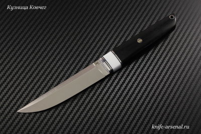 Aiguchi knife Steel Elmax handle Mikarta/Korian /Mosaic pins