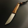 Нож Шейный №3 порошковая сталь Elmax рукоять ironwood/штифты карбон/в наличии