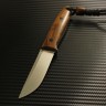 Нож Шейный №7 порошковая сталь Elmax рукоять ironwood/штифты карбон/в наличии