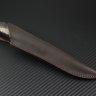 Нож Финка сталь D2, рукоять стабилизированная карельская береза