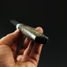 Knife Fin steel M390 handle stabilized Karelian birch /Corian stone/mosaic pins