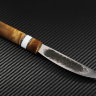 Yakut knife steel X12MFT handle stabilized birch suvel/artificial stone Corian