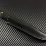 Нож Скаут сталь S390 рукоять стабилизированный граб/зуб мамонта/мозаичные пины/больстер белый металл