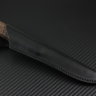 Knife Fin steel Elmax, handle stabilized Karelian birch, jewelry pin