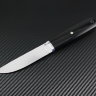 Knife Scandinavian steel M398 handle Mikarta, jewelry pin