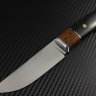 Knife Scout steel K340 handle hornbeam /stabilized Karelian birch