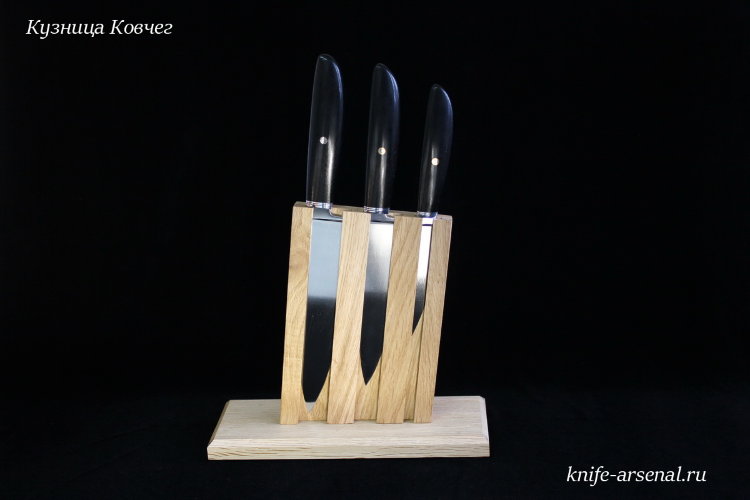 Set of kitchen knives "Chef-1" steel D2