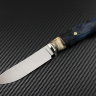 Taiga knife steel S390 handle stabilized Karelian birch /mammoth tooth/mosaic pins