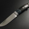 Scout knife steel K340 handle stabilized hornbeam/stabilized Karelian birch/mosaic pins