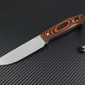 Scout knife all-metal steel S90V handle G10