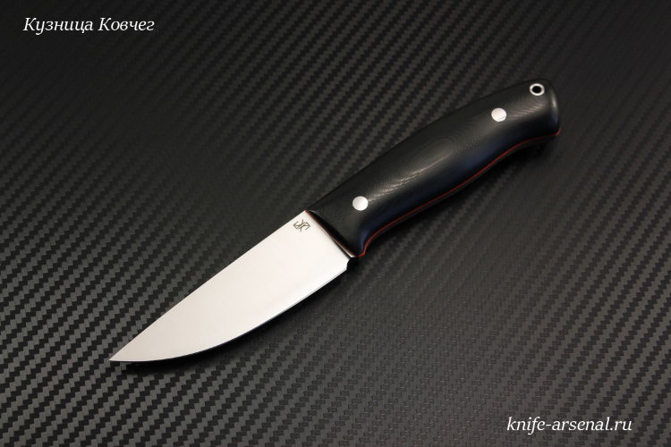 Hunting knife powder steel Elmax handle G10