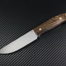 Нож Скаут цельнометаллический порошковая сталь М390 рукоять стабилизированный корень ореха