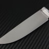 Scout knife powder steel M390 handle black hornbeam with a simple acrylic composite