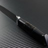 Нож Скаут порошковая сталь М390 рукоять черный граб с простаккой акрилового композита