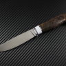 Knife Finka powder steel M390 handle stabilized Karelian birch with a Corian composite spacer