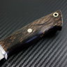 Golden Eagle small knife powder steel Elmax, handle stabilized Karelian birch/mosaic 