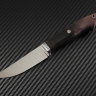 Hunting knife steel Elmax handle stabilized suvel Karelian birch
