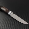 Knife Finnish steel D2 handle stabilized suvel Karelian birch/corian /mosaic pins