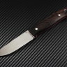 Knife Spaniard all-metal powder steel Elmax handle stabilized Karelian birch
