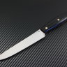 Kitchen knife for slicing steel D2 handle G10