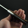 Varyag all-metal knife made of powder steel M390 handle iron wood on screws/mosaic pins