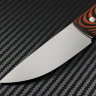 Hunting knife all-metal powder steel S90V handle G10