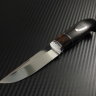 Knife Finnish steel M390 handle stabilized hornbeam/iron wood/mosaic pins