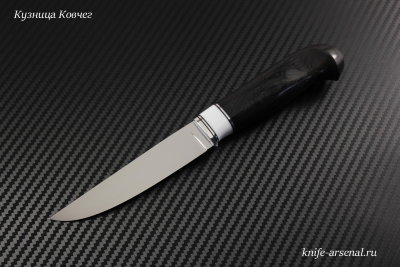 Нож Финский сталь N690 рукоять стабилизированный граб/кориан