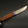  Нож Шейный №8 порошковая сталь Elmax рукоять ironwood/зуб мамонта/в наличии 